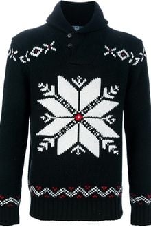Ralph Lauren Blue Label Fair Isle Knit Jumper - Lyst