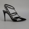 Valentino Pointed Toe Sandal in Black - Lyst