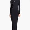 Donna Karan New York Collection Jersey Column Gown in Black - Lyst