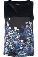 Erdem Floral Silk Top