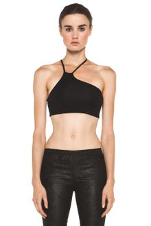 Helmut Lang Asymmetrical Bra in Black - Lyst