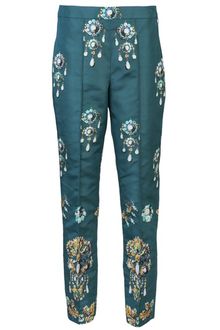 Oscar de la Renta Skinny Trouser - Lyst