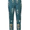 Oscar De La Renta Skinny Trouser in Blue (teal) - Lyst