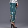 Oscar De La Renta Skinny Trouser in Blue (teal) - Lyst