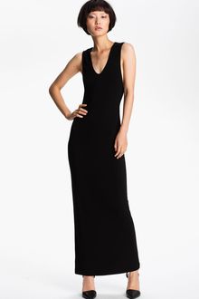 T By Alexander Wang Long Matte Jersey Tank Dress - Lyst
