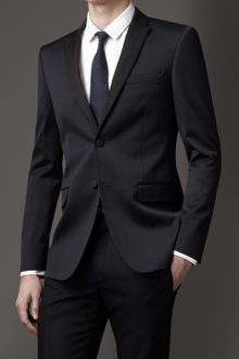 Burberry Modern Fit Wool Cotton Jacket - Lyst