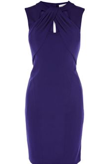 Karen Millen Cutaway Neckline Jersey Dress - Lyst