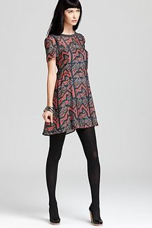 Marc By Marc Jacobs Geo Maze Print Geo Dress - Lyst