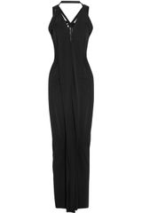 Roland Mouret Feather stone Crepe jersey Gown