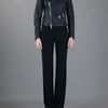 Alexander Mcqueen Silk Piping Straightcut Trouser in Black - Lyst