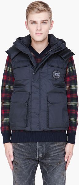 Canada Goose Down Alberta Vest in Black for Men - Lyst