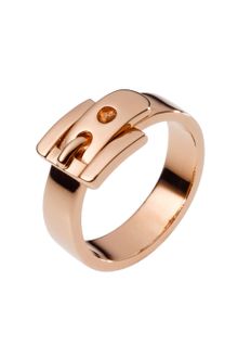 Michael Kors Buckle Ring Rose Golden - Lyst