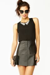 Nasty Gal Tiered Crystal Top