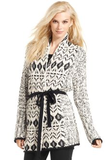 Calvin Klein Jeans Longsleeve Fairisle Cardigan - Lyst