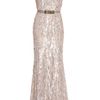 Elie Saab Fully Sequin Gown in Pink - Lyst