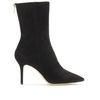 Jimmy Choo Lawson Sue Nubuck Ankle Boots in Black - Lyst