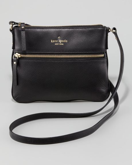 Kate Spade Tenley Cobble Hill Crossbody Bag in Black (tan) | Lyst
