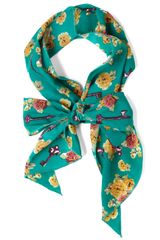 ModCloth Head Shoulders Keys and Toes Scarf
