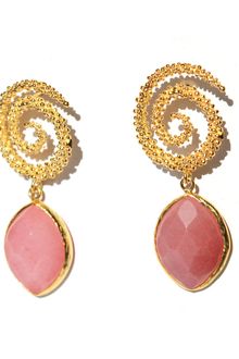 Toosis Cherry Quartz Helezon Earrings - Lyst