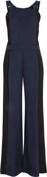 10 Crosby by Derek Lam Silk Crepe Overalls - Lyst