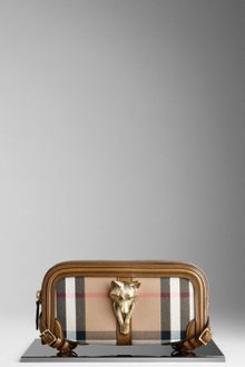 Burberry Country Animal Bridle House Check Clutch Bag - Lyst