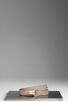 Burberry Bridle Buckle Leather Belt - Lyst