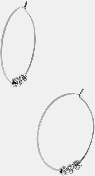 Michael by Michael Kors Michael Kors Fireball Whisper Hoop Earrings - Lyst