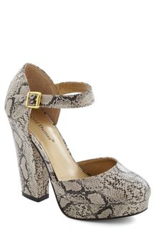 ModCloth Trip To The Tropics Heel in Snakeskin - Lyst