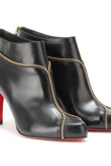 Christian Louboutin Colizip 85 Leather Ankle Boots