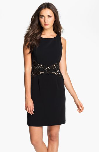 Donna Ricco Sleeveless Sheath Dress - Lyst