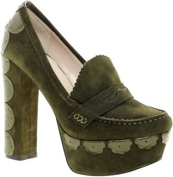 Kg Bee Platform Suede Loafers - Lyst