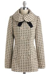 ModCloth Dots Life Coat