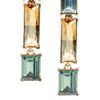 Oscar De La Renta 24karat Gold Plated Swarovski Crystal Clip Earrings in Multicolor (gold) - Lyst