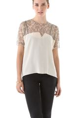 Tribune Standard Pieced Top with Lace