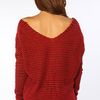 Free People The Bumblebee Stripe Pullover in Red Combo in Red - Lyst