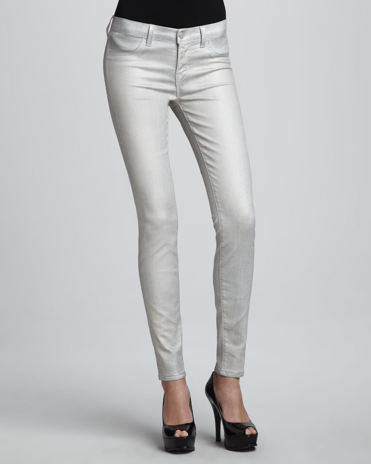 grey skinny jeggings