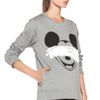 Neil Barrett Mickey Print Sweatshirt in Smoke Melange Black in Gray (smoke melange &amp; black) - Lyst