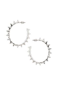 Topshop Spike Hoop Earrings - Lyst