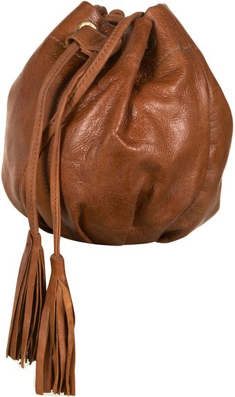 Topshop Leather Pouch Crossbody Bag - Lyst