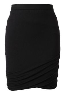 T By Alexander Wang Draped Stretch Jersey Miniskirt - Lyst
