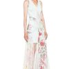 Zimmermann Clieque Paneled Fishnet Dress  in White (floral) - Lyst