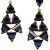 Oscar De La Renta 24karat Gold Plated Swarovski Crystal Clip Earrings in Gold - Lyst