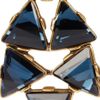 Oscar De La Renta 24karat Gold Plated Swarovski Crystal Clip Earrings in Gold - Lyst