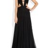 Roberto Cavalli Cutout Silkchiffon Gown in Black - Lyst