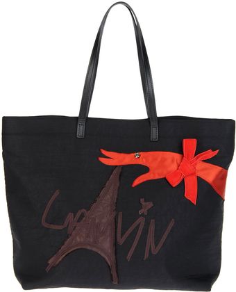 Lanvin Large Fabric Bag - Lyst