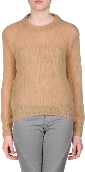 Knit Long Sleeve Jumper - Lyst