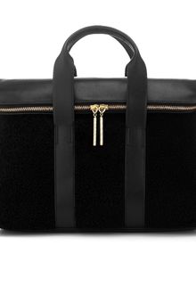 3.1 Phillip Lim Black 31 Hour Shearling Bag - Lyst