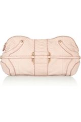 Alexander McQueen Novak Pythoneffect Leather Clutch