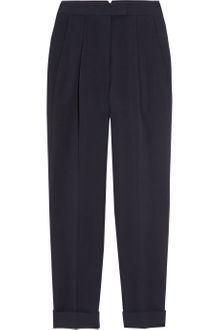 Alexander Wang Cropped Crepe Pants - Lyst