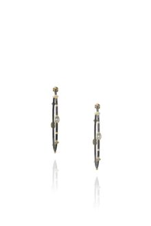 Armenta Midnight Hoop Earrings - Lyst